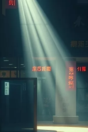《鸦鸣渡口》剧照：深夜渡船靠岸，船头挂着一盏风灯