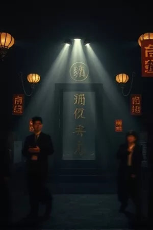 《赤沙纪事》剧照：沙暴中骑手勒住缰绳回望小镇